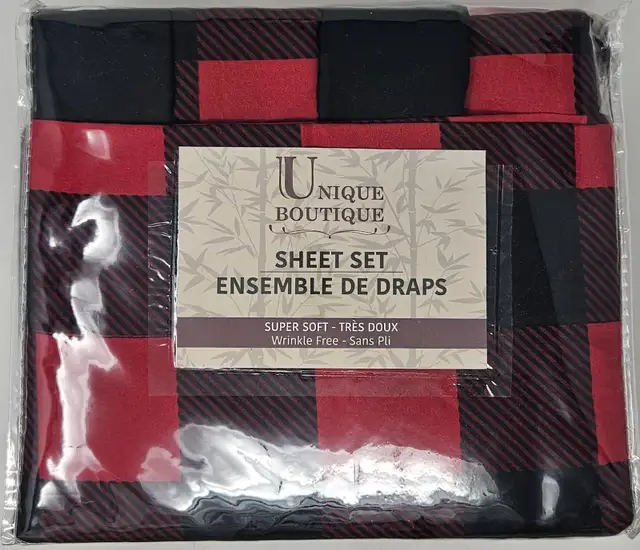 Brand New 6-Piece  Quality Deep Pocket Bed Sheet; King & Queen in Bedding in City of Toronto - Image 5