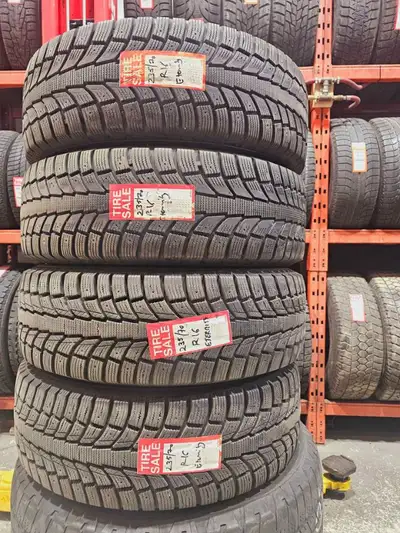 A set of 4 good used Winter P235/70R16 Ethernitity Winter Warrior install and balance $500 Loose pur...
