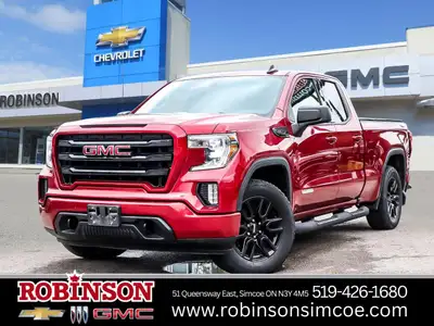 The 2019 GMC Sierra 1500 Elevation in stunning red is a robust 44 truck that delivers exceptional ha...