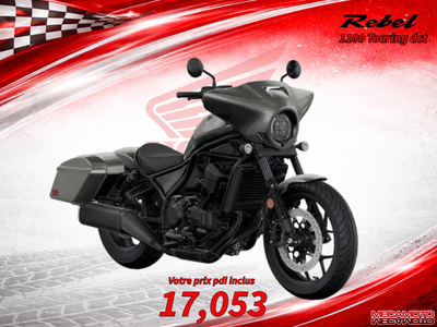 HONDA REBEL 1100 TOURING 2026 Un vrai CRUISER TOURING MODERNE qui combine CONFORT, PUISSANCE et STYL...