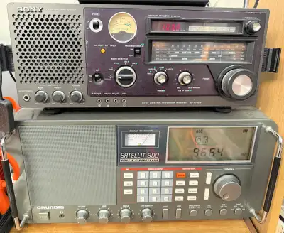 Up for sale – 2 used, working MULTIBAND RECEIVERS, radios, View more