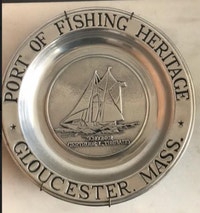 VINTAGE SILVER Pewter PLATE - WILTON / COLUMBIA, PA City of Toronto Toronto (GTA) Preview