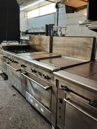 HUSSCO USED Quest 72"  Gas Range Restaurant Kitchen Equipment