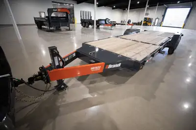 Brandt 8-Ton, 22’ Tilt Deck Trailer, Model UBT822 Performance and Premium Trim level - Hitch Type: B...