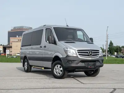 Limousine !!! 2017 Mercedes Benz Sprinter 144'' 7 Passenger AWD Silver Exterior on Brown Interior co...