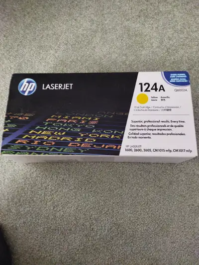 HP laserjet cartridge  124A, Q6002A for HP LASERJET, View more