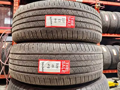 A pair of good used P235/65R18 KinForest KF717 install and the $240 Loose purchase $90 each Tread de...