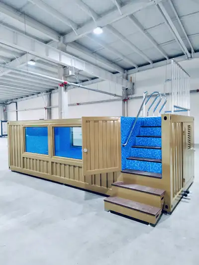 SALE $19995.00 Dive into Luxury: Your Custom Sea Container Pool Imagine a sleek, modern swimming poo...