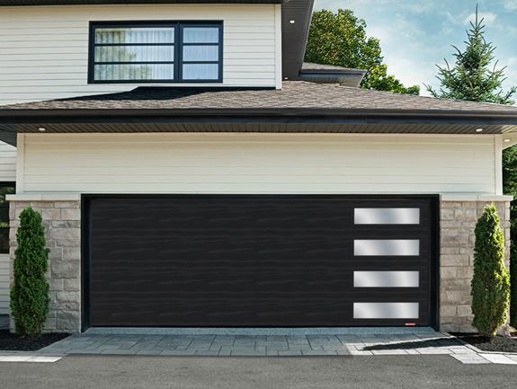 Used Insulated Modern Garage Doors | 16 x 7 & 17