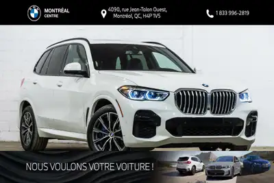 *English below* *Français:* Ce BMW X5 xDrive40i 2022, provenant d'un seul propriétaire ayant effectu...
