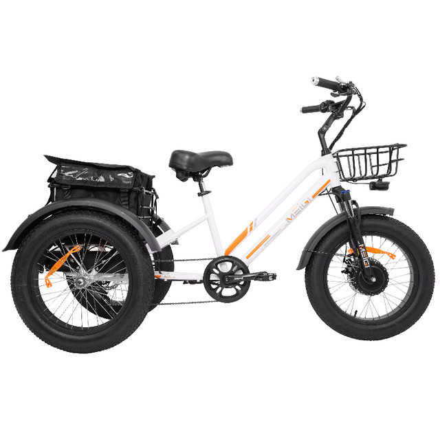 New Meigi Zeus Fat Tire Electric Trike Free Shipping Warranty in eBike in City of Toronto - Image 4