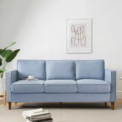 NEW 78" MODERN SQUARE ARM COUCH LIVING ROOM SOFA BT2552 COMPARE AT $899.95 SALE $459.95 DARK GRAY BT...