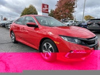The 2021 Honda Civic Sedan LX in vibrant Rallye Red is your reliable and stylish companion for daily... (image 2)