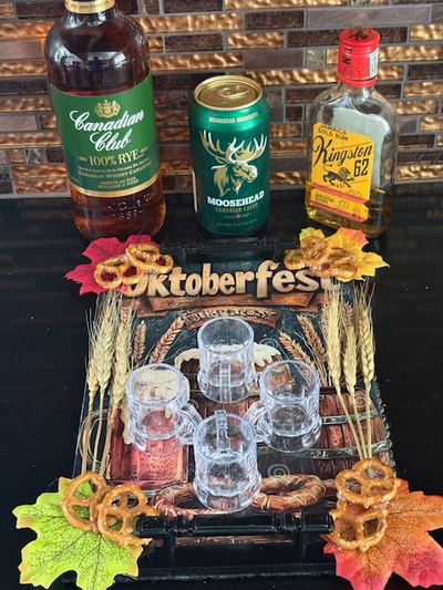 cabaret oktoberfest shooter tray design, View more