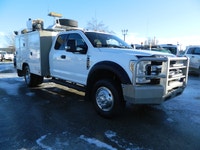 Welcome to Central Truck Sales. 2019 FORD XLT F-450 SERVICE TRUCK / V-MAC AIR COMPRESSOR .6.8L gas e... (image 1)