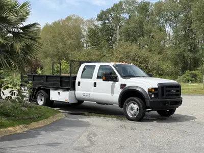 2008 Ford F-550 2008 Ford F-550 Flatdeck Deck Dimensions: 12' L 8' W Overall Dimensions: 26' L 8'6in...