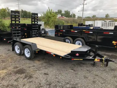 in.Prowlerin. Low Bed Equipment Float Trailer - Canadian Made Ready to Roll, starting at just $5,395...