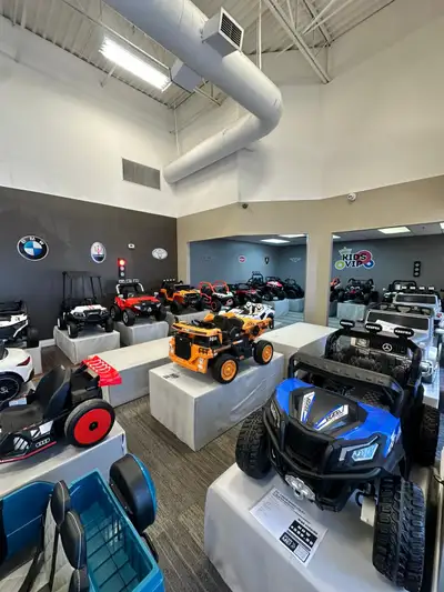 Kids Ride-On Cars with Bluetooth, Music & Leather Seats, View more
