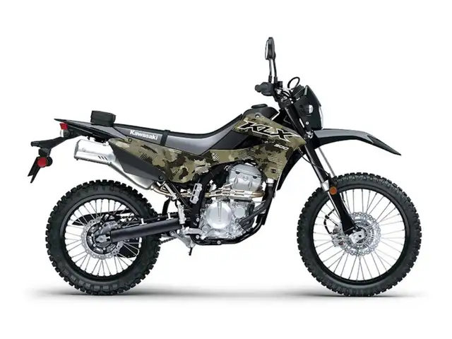 2026 Kawasaki KLX 300 Cypher Camo Beige Ebony in Dirt Bikes & Motocross in Hamilton - Image 2
