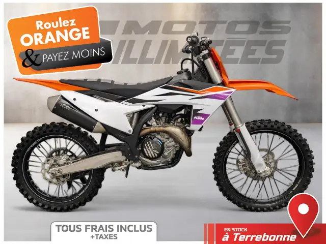 2024 KTM 450 SX-F in Dirt Bikes & Motocross in Laval / North Shore - Image 2