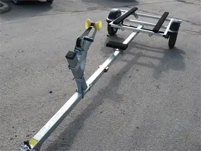 Excalibur BT1000 Single Axle boat trailer. 1000lbs total boat capacity. Fully welded tube steel cons...