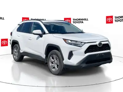Thornhill Toyota Proudly Presents This White 2025 Toyota RAV4 Hybrid with XLE AWD Package, Featuring...