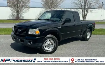 2008 FORD RANGER SPORT 3.0L V6 RWD —- FINANCEMENT MAISON DISPONIBLE AVEC ACOMPTE DE 4,800$ +tx--- Li...