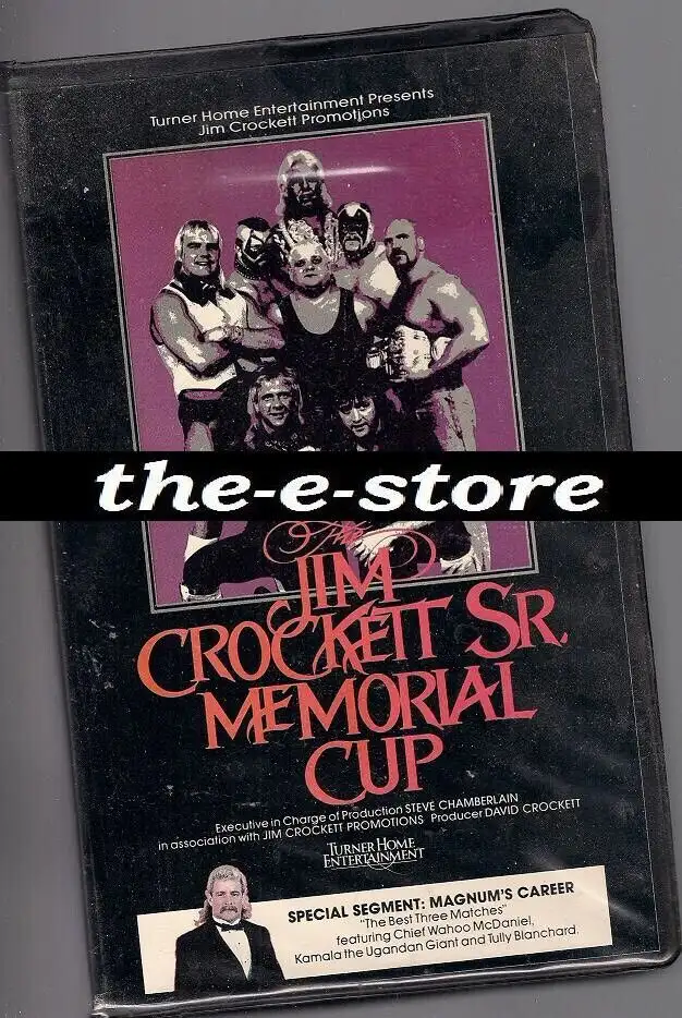 Wrestling VHS/DVD 1987 - JIM CROCKETT CUP. WWE/WWF/WCW/NWA/TNA.