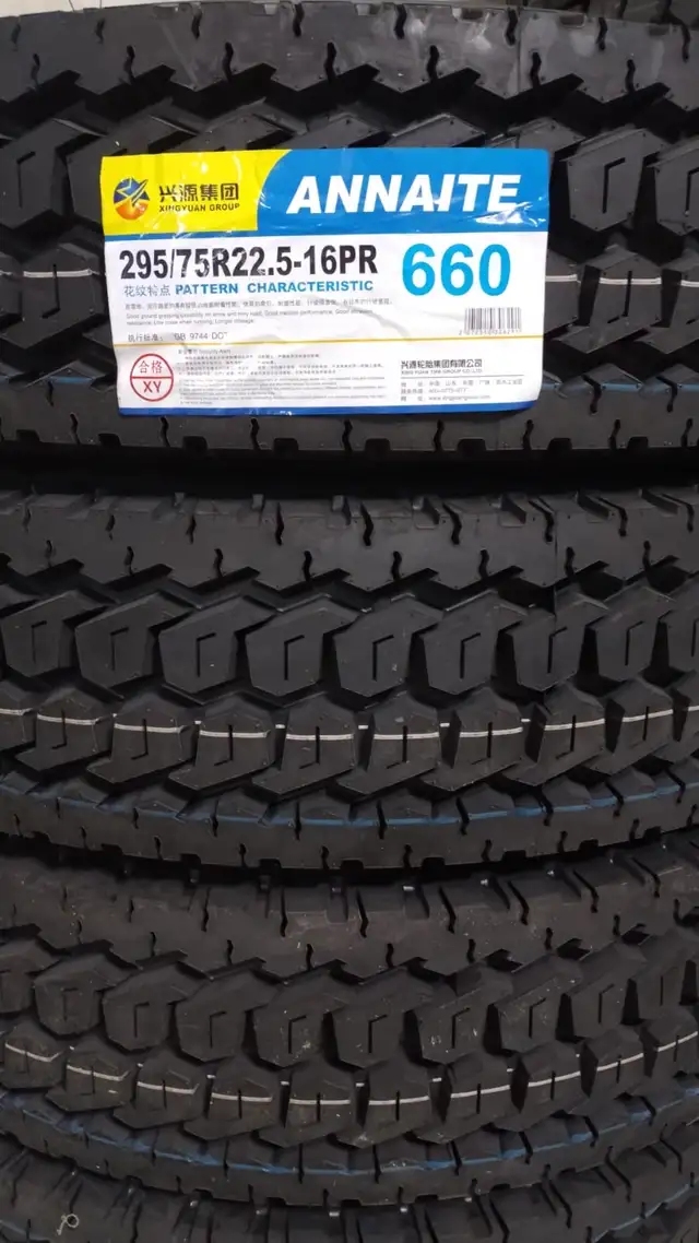 295/75R22.5 ANNAITE-660 16 PR 28/32 DRIVE TIRES CLOSE SHOULDER in Tires & Rims in Mississauga / Peel Region - Image 2