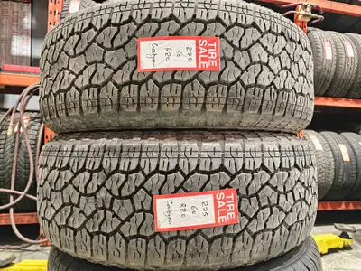 A pair of good used P275/60R20 Goodyear Wrangler Trailerrunner AT install and balance $380 Loose pur...