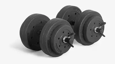 CAP 40 lb Cement Dumbbells - Adjustable Set, View more