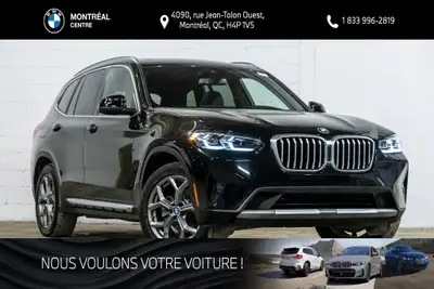*English below* *Français:* Ce BMW X3 xDrive30i 2024 incarne parfaitement l'équilibre entre élégance...