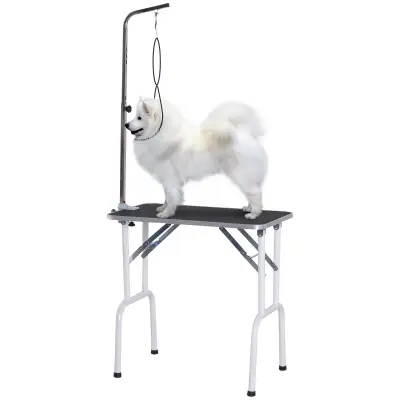 Foldable Pet Grooming Table for Dogs Cats with Adjustable Arm, N, View more