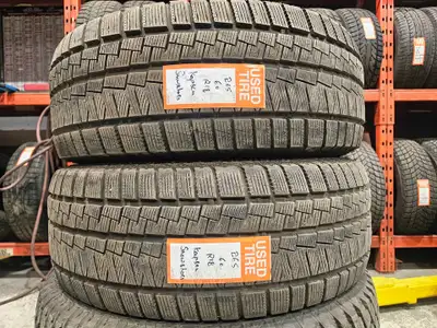 A pair of good used P265/60R18 Kapsen Snowshoes AW33 I install and balance $260 Loose purchase $100...