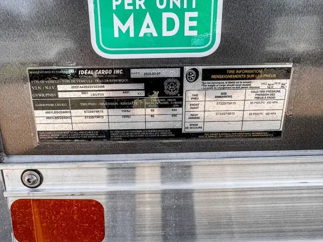 2025 Ideal Cargo TA2 WORKZONE 7X16 in Cargo & Utility Trailers in Rimouski / Bas-St-Laurent - Image 18