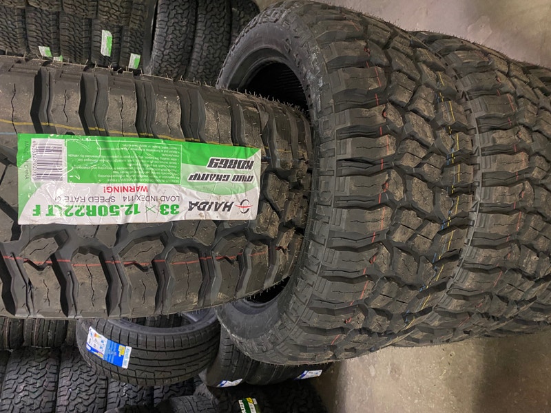 LT33x12.50R22 new haida brand mud tires 1000 for four tires Tires
