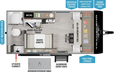 USED 2025 GRAND DESIGN TRANSCEND ONE 151RB 2025 GRAND DESIGN TRANSCEND ONE 151RB ...