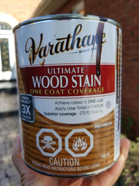 Varathane WOOD STAIN in "Provincial" (shade) - 1 CAN