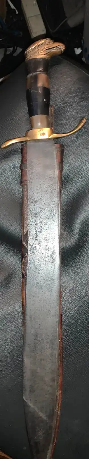 Vintage RARE TRAMONTINA 23.5 In Machete Designed Leather Sheath62866661033217122
