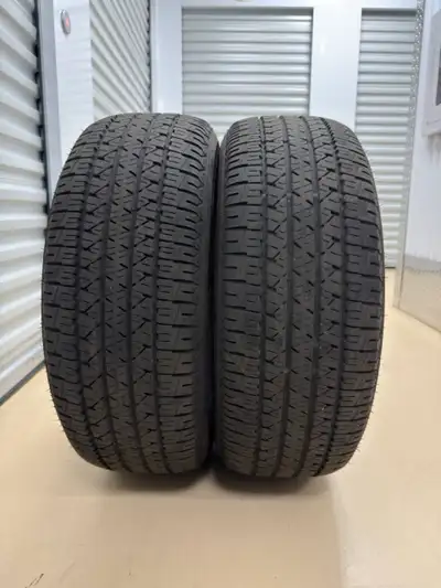 2 Tires Size: 235/60 R17 All-season Tires Firestone FR710 Price: $170 for all Clean and ready to ins...