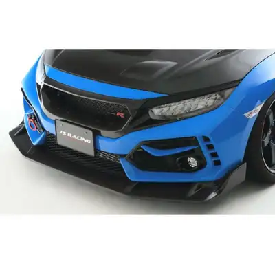 instock! J's Racing Type S Front Wing Spoiler (FRP) - Honda Civic Type R FK8 17-21 $1800, jspec perf...
