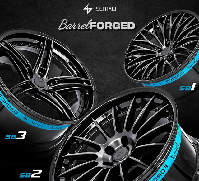 SET OF 19'' Sentali Barrel Forged RIMS 5x112mm / 5x114.3mm in Tires & Rims in Ottawa - Image 3