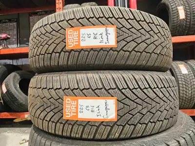 A pair of good used P225/65R16 ILink Snow Gripper I install and balance $210 Loose purchase $85 each...