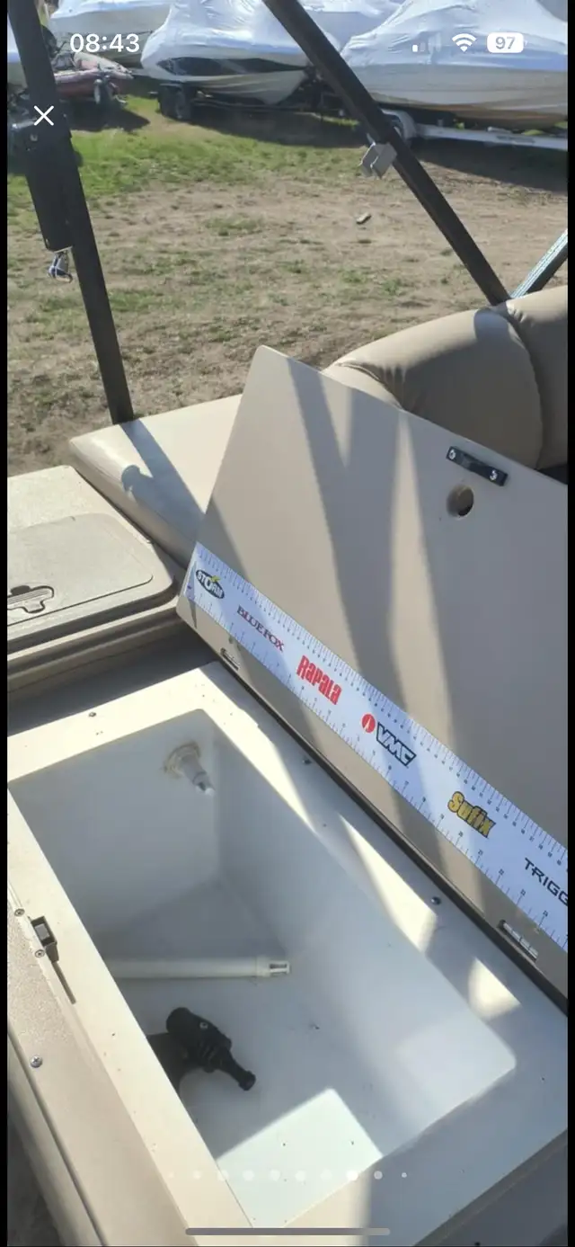 2018 Manitou 24 ENCORE PONTON 3 QUILLES DE LUXE, AVEC DEUX MOTEU in Powerboats & Motorboats in Lac-Saint-Jean - Image 10