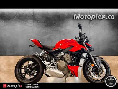 Motoplex St-Eustache STREETFIGHTER V4 383 KM GARANTIE PROLONGEE jusqu'a 4 ans disponible et plan d'e...