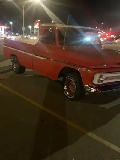 daily driver , nice oak , nice interior , 350 auto, good tires exhaust , lots of metal work done ove...