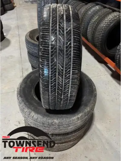 SET OF FOUR USED FIRESTONE ALL SEASON TIRES 235/70R16 SOLD AS SET OF FOUR ONLY, INSTALLATION INCLUDE...
