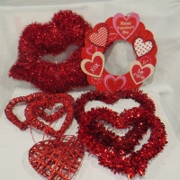 Valentine Glitter and Tinsel Decorations Winnipeg Manitoba Preview