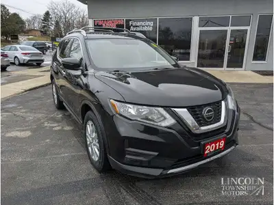 2019 Nissan Rogue S Magnetic Black Pearl FWD CVT with Xtronic 2.5L 4-Cylinder DOHC 16V ABS brakes, E...