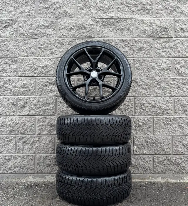 (95%) 4x 225/45R18 Nexen Winters w/ MB C-Class Wheels in Tires & Rims in City of Toronto - Image 2